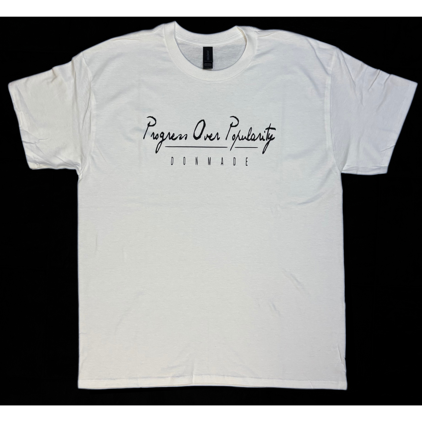 "PROGRESS OVER POPULARITY"